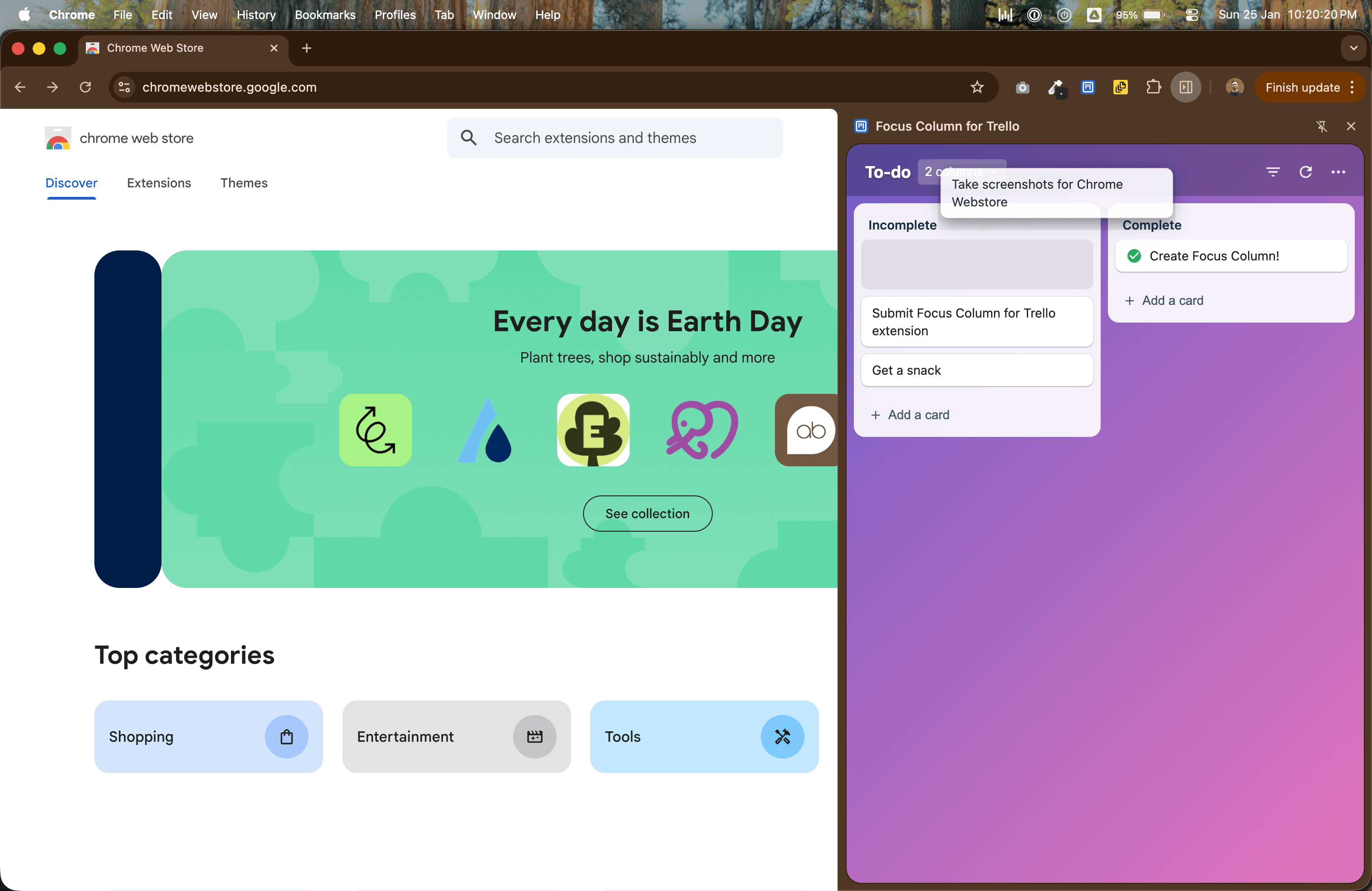 Focus Column for Trello - Screenshot 2